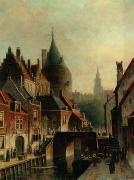 European city landscape, street landsacpe, construction, frontstore, building and architecture. 274 unknow artist